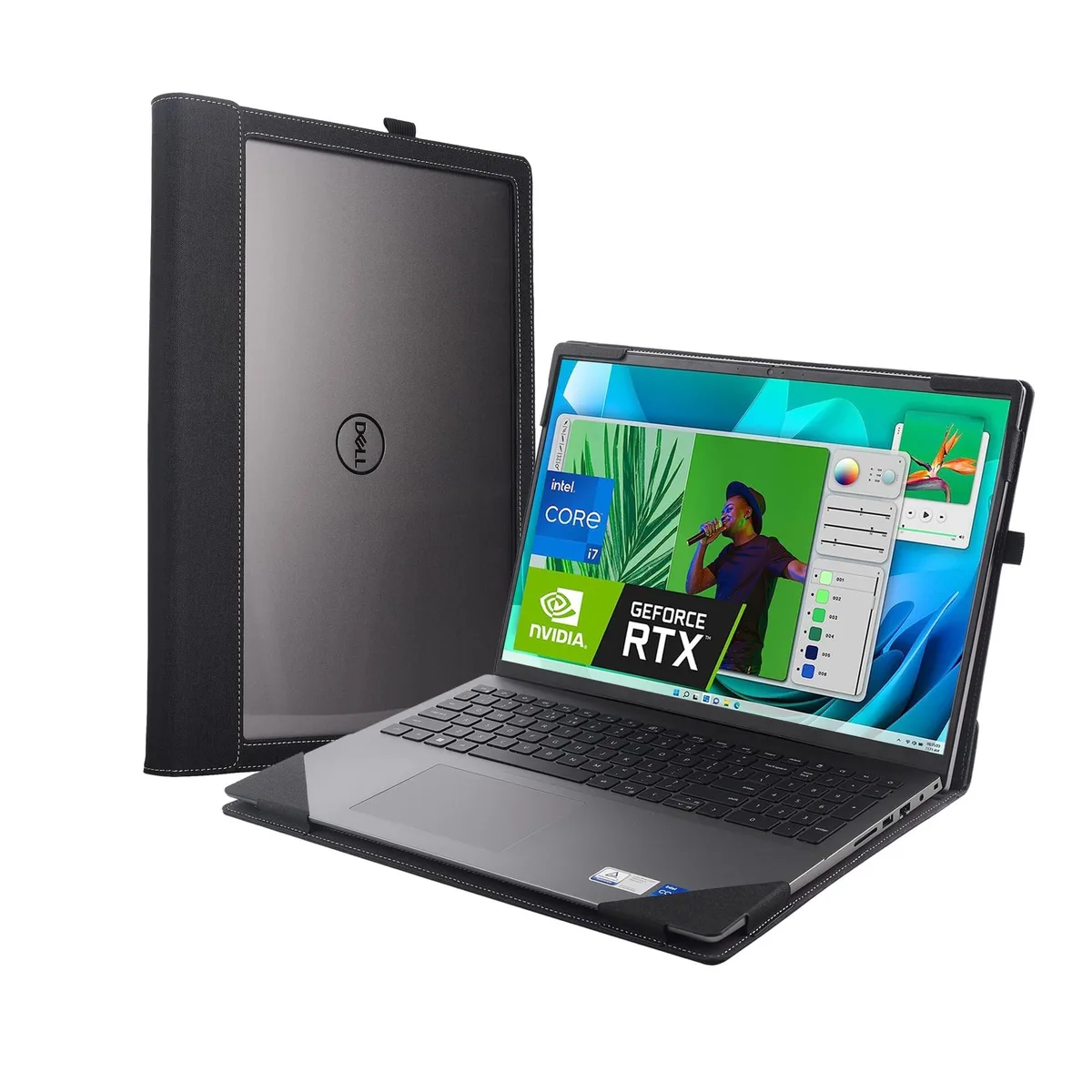 BESIGN BESIGN 2 in 1 Accessory Dell Inspiron 16 Vostro 5620 5625 5630 7610 7620 7630 7635 7640 Transparent Panels — product photo