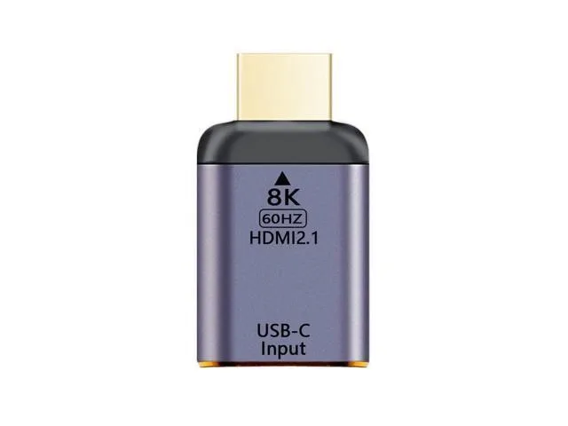 LORDWORLD LORDWORLD USB-C Type C Female Source to HDMI Sink HDTV Adapter 8K@60Hz 4K@120Hz — product photo