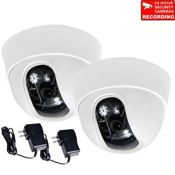 VideoSecu VideoSecu DM52SEK2 2 Pack Dome CCTV Camera 3.6mm 600TVL — product photo