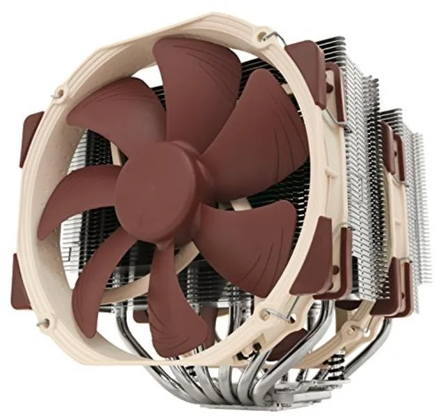Noctua Noctua NH-D15 CPU cooler dual tower 2x NF-A15 PWM 140mm fans brown — product photo