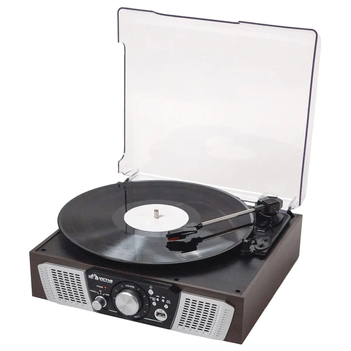 Victor Victor Lakeshore 5-in-1 Hybrid BT Turntable System Espresso VHRP-1100-ES — product photo
