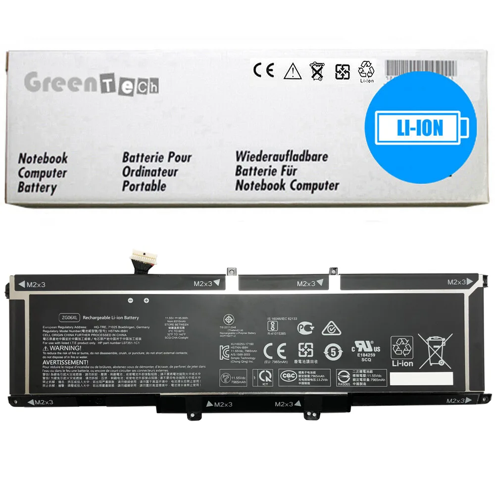 NShi NShi L07045-855 6-cell 11.55V 95.9Wh laptop battery — product photo