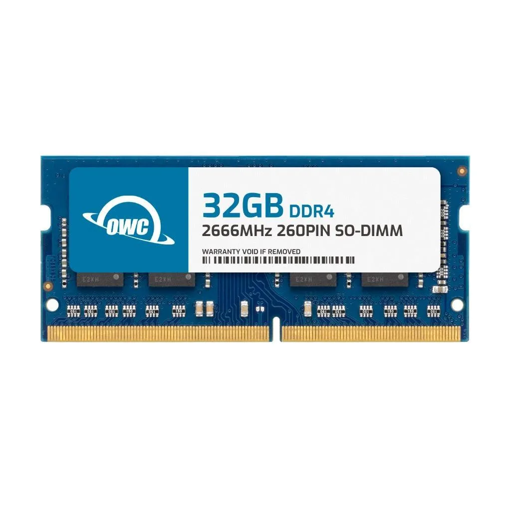 OWC OWC 32GB DDR4 2666 CL19 2Rx8 260-pin 1.2V SODIMM memory upgrade — product photo