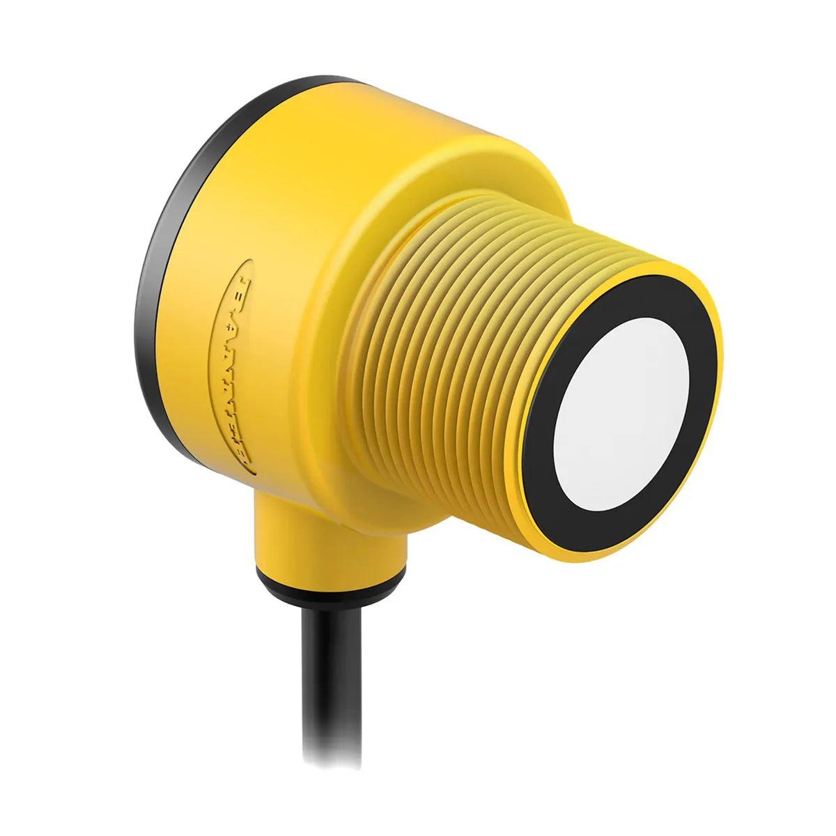 Banner Banner T30UXDC Temp Compensation Ultrasonic Sensor 300-3000mm 10-30Vdc NPN/PNP 2m Cable IP6 — product photo