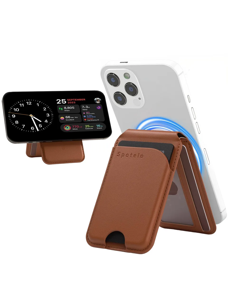  Spotelo MagSafe Wallet Brown 12 13 14 15 16 17 — product photo