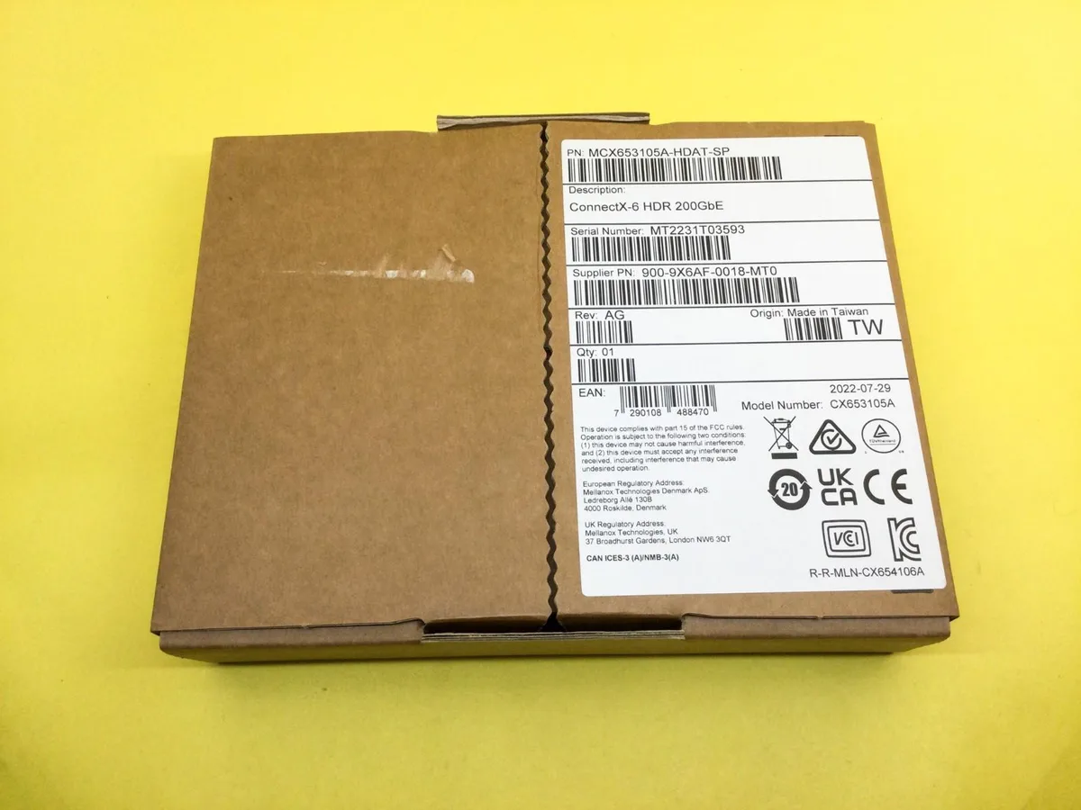 Mellanox Technologies Mellanox Technologies CX653105A 200GbE QSFP56 Adapter Card — product photo