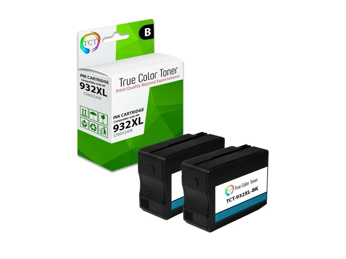 V4ink V4ink 932XL Black Ink Cartridge 2 Pack 1000 Pages — product photo