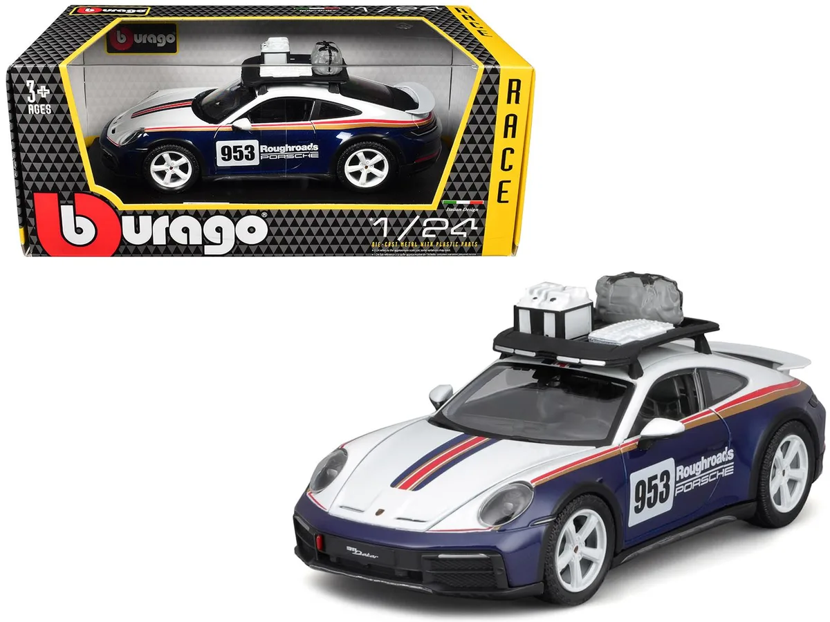 BBURAGO BBURAGO Porsche 911 Dakar #953 Roughroads Porsche 1/24 — product photo