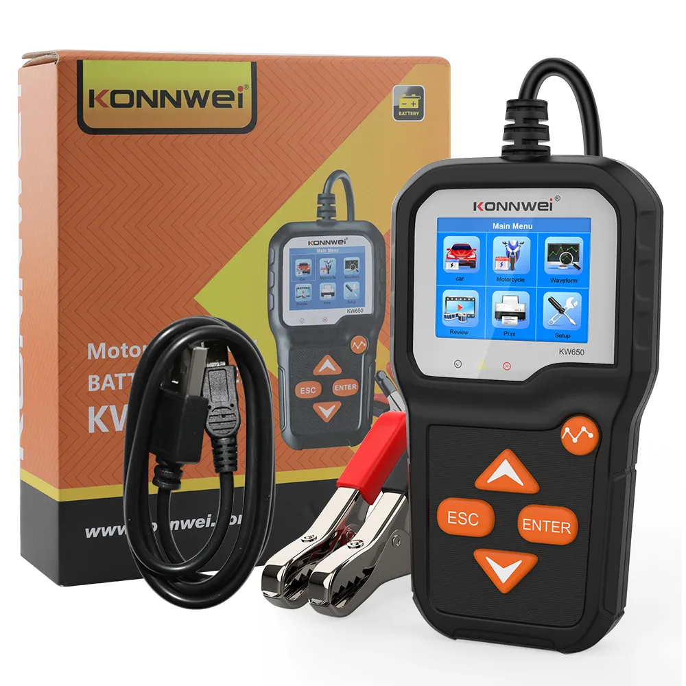 Jansicotek Jansicotek KW650 6V 12V 100-2000 CCA Battery Tester — product photo