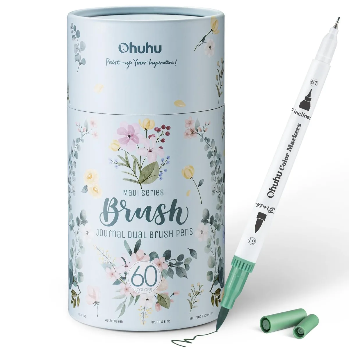 Ohuhu Y30-80400-14 60 Colors Drawing Markers — product photo