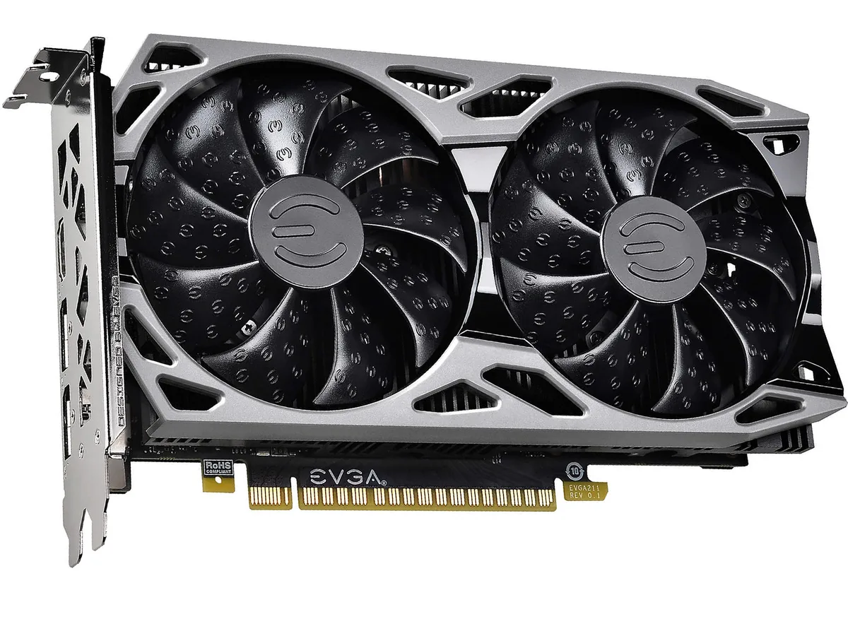EVGA EVGA GeForce GTX 1650 SC ULTRA GAMING 04G-P4-1257-KR 4GB GDDR6 graphics card — product photo
