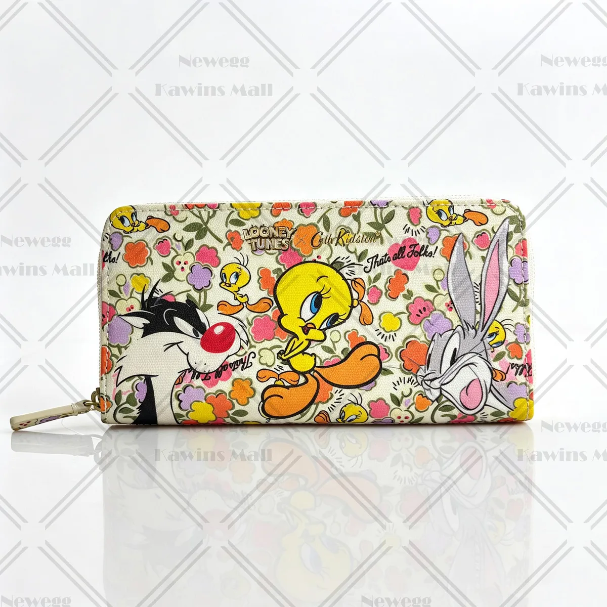 Cath Kidston Cath Kidston Looney Tunes Special Edition Continental Zip Wallet Bugs Bunny and Friends Ditsy Floral — product photo
