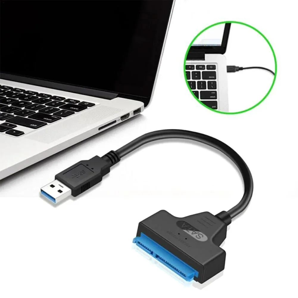 HETAI Digital Technology Co.,Ltd HETAI Digital Technology Co.,Ltd USB 3.0 to SATA Cable 2.5 inch 200mm Black — product photo