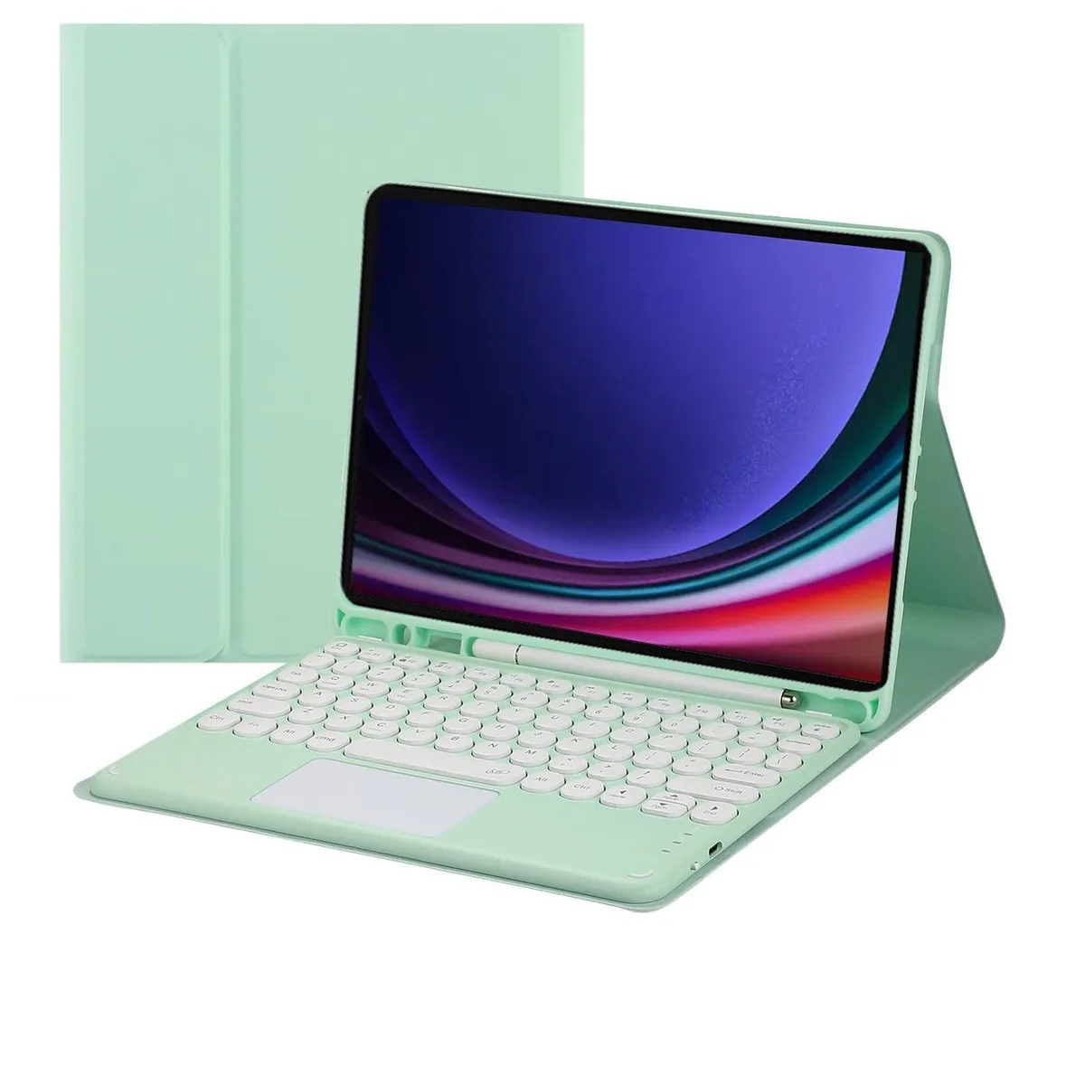 Timoom Timoom Magnetic Detachable Bluetooth Keyboard Case Green 11 — product photo