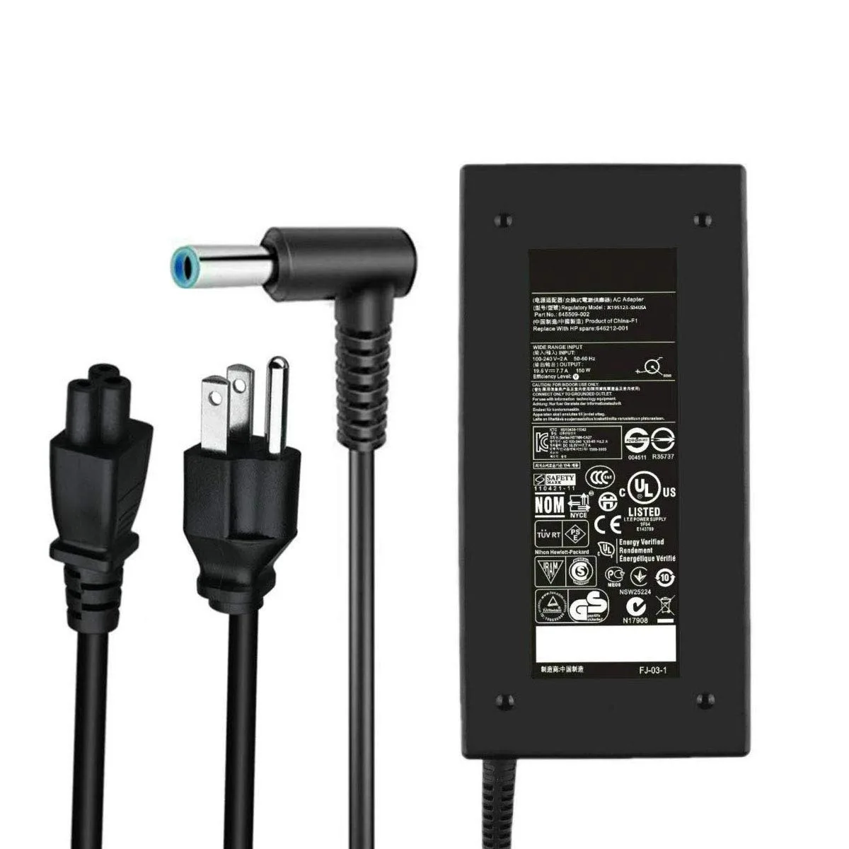 OnlineHawk OnlineHawk 150W AC Adapter for HP ZBook Studio 15 G3 G4 G5 OMEN X 15 17 ADP-150XB B — product photo