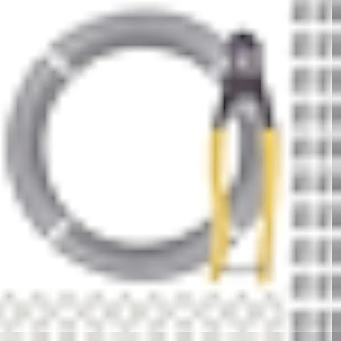Coiled stainless steel wire rope with cable cutters