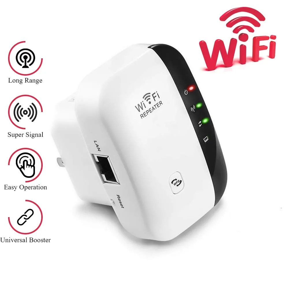 LUOM LUOM JCC529 N300 wireless range extender 2.4 GHz 300 Mbps — product photo