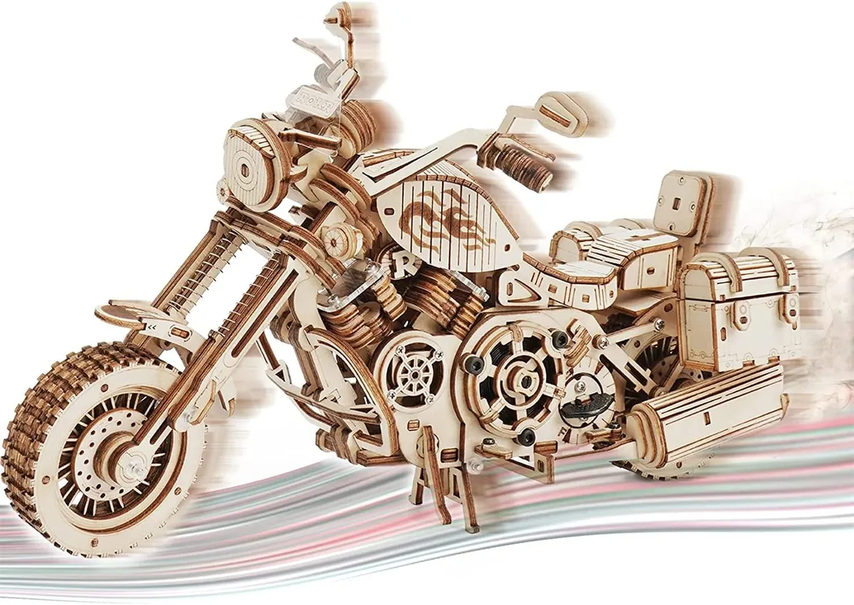 ROKR ROKR LK504 420PCS 3D Motorcycle Model Stem Toy — product photo