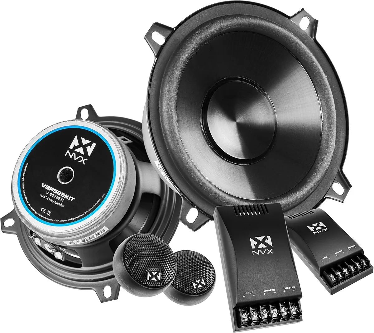 WUQ WUQ VSP525KIT 5.25" 2-Way Component Speaker System (Pair) — product photo