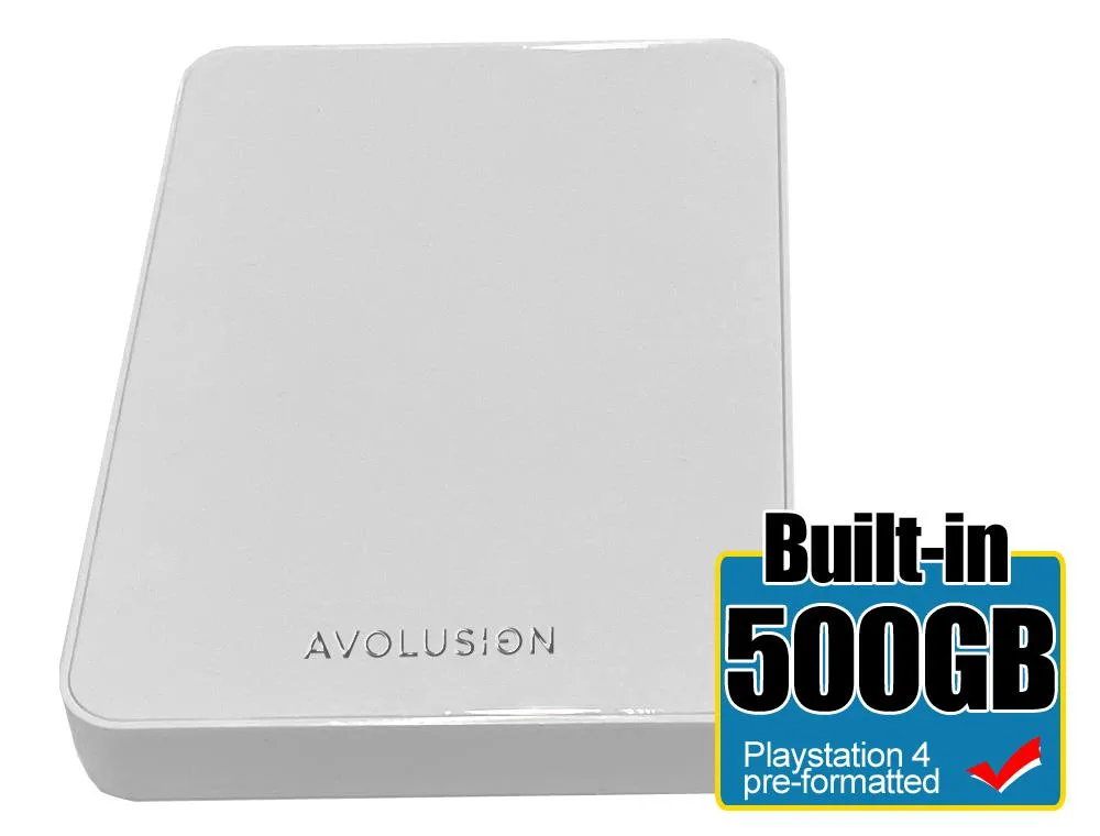 Avolusion Avolusion Z1-S 500GB USB 3.0 Portable SSD White — product photo