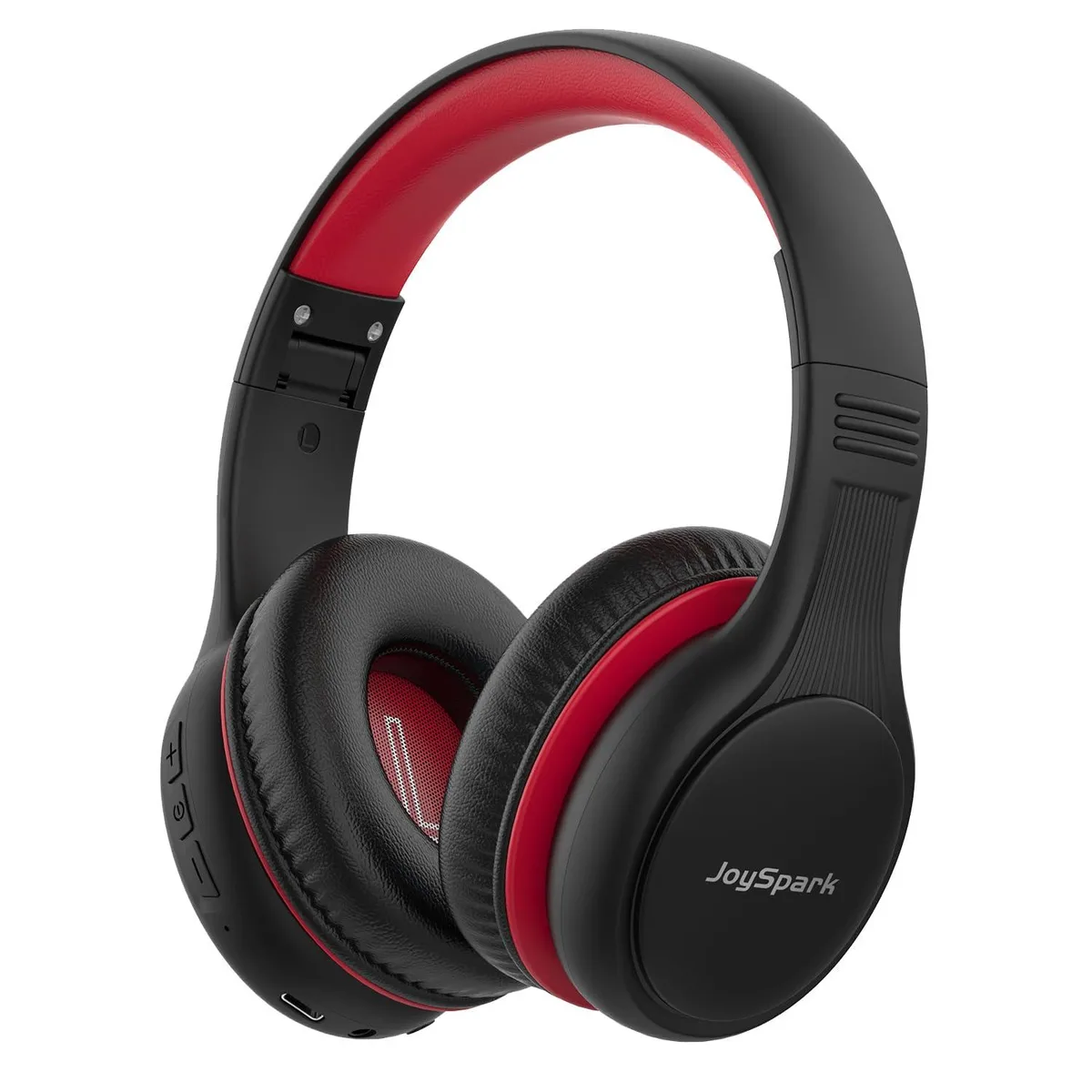  JoySpark B08 Kids Bluetooth 5.4 Headphones Black/Red 60h 85/94dB — product photo
