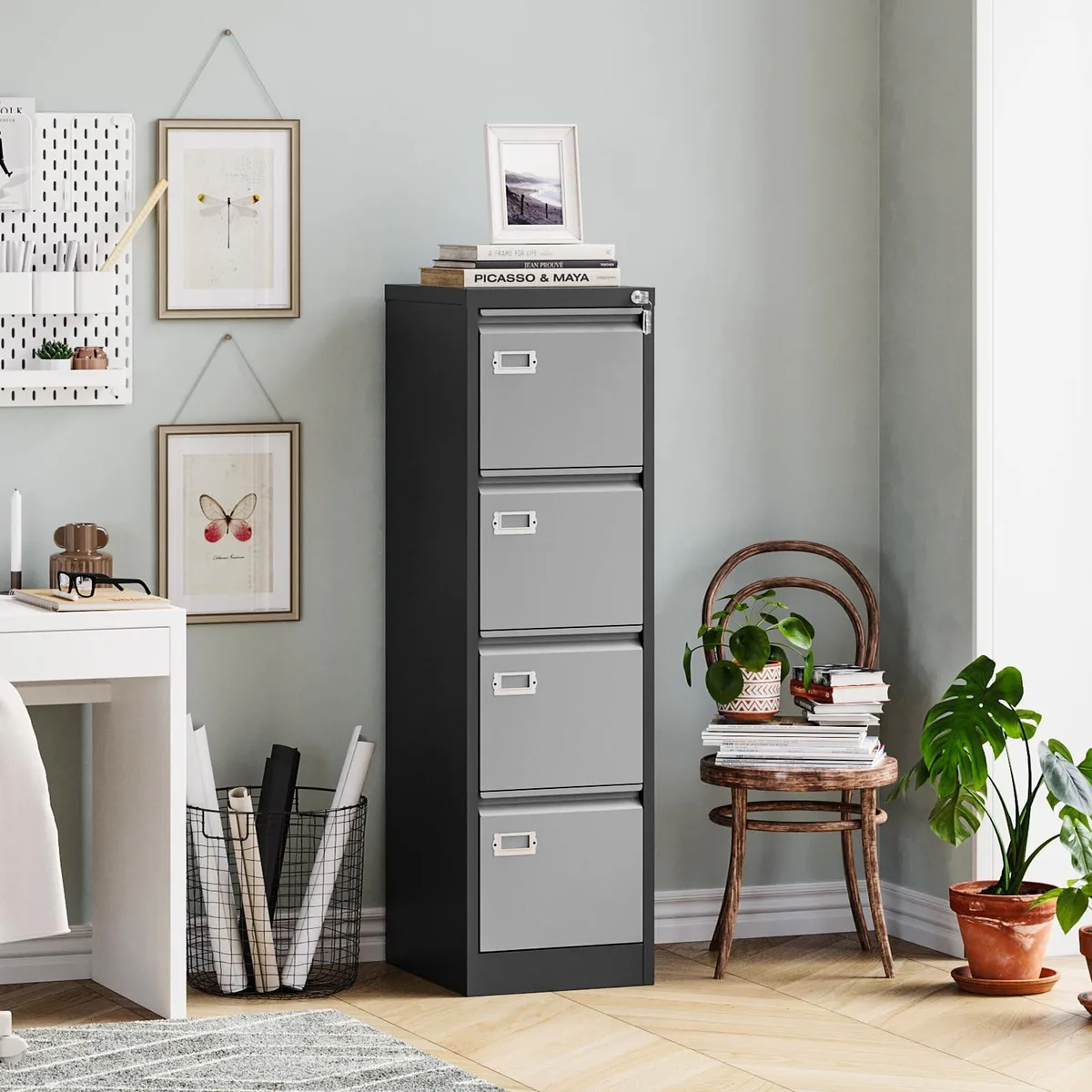 AFAIF AFAIF DBZK2022140B 4-Drawer File Cabinet 1330mm H 384mm W 452mm D — product photo