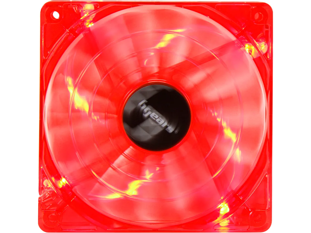 BGears BGears B-PWM 120 RED 120mm case fan 2000 RPM 110 CFM 37.3 dBA — product photo