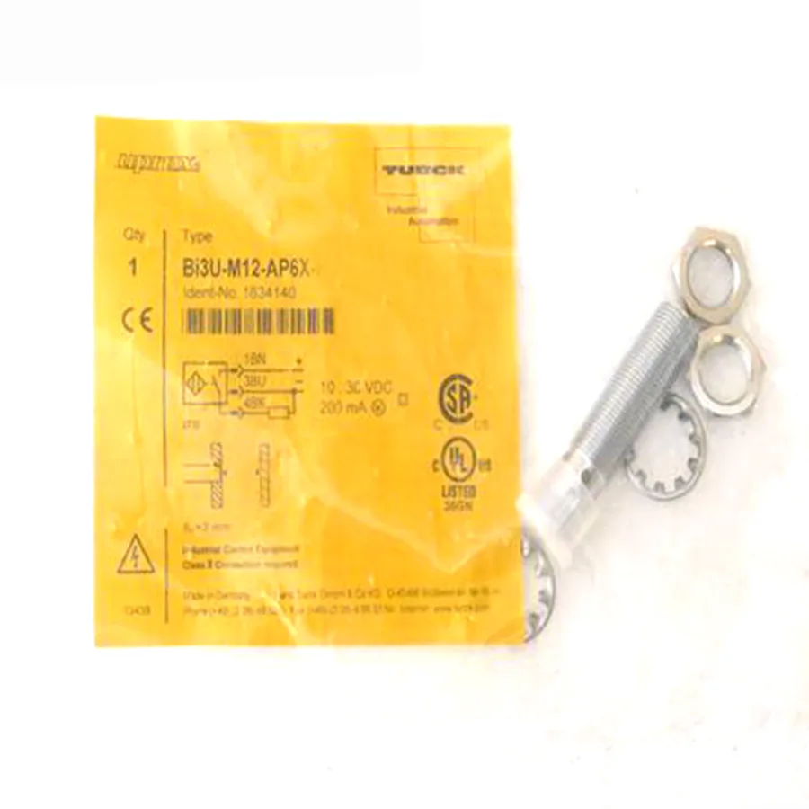 Turck Turck BI3U-M12-AP6X 1634100 M12 inductive sensor PNP IP68 10-30 VDC — product photo
