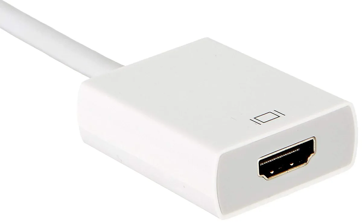 LUOM LUOM DisplayPort to HDMI Adapter White 1080p 1920x1200 7.1 Audio — product photo