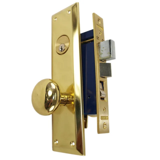 Marks USA Marks USA 91A/3 Polished Brass Left Hand Mortise Entry Door Lock — product photo