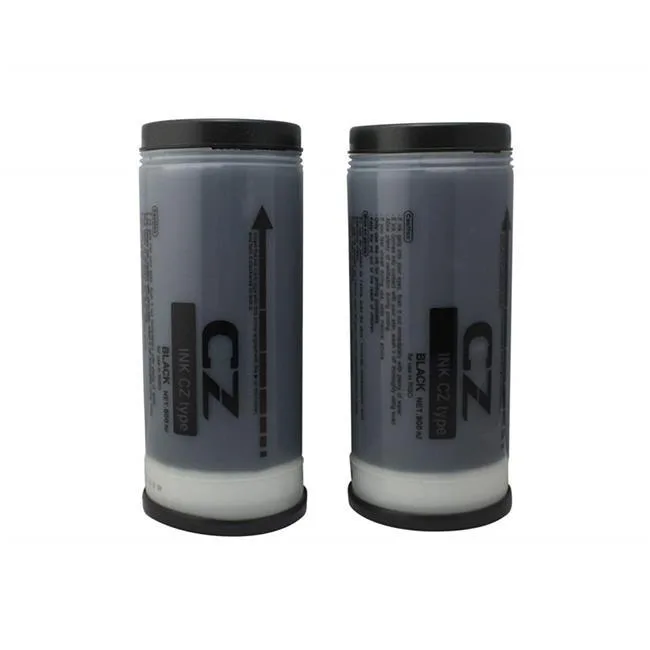 Risograph Risograph S4877 2 standard-yield black inks for CZ180 inkjet printer — product photo