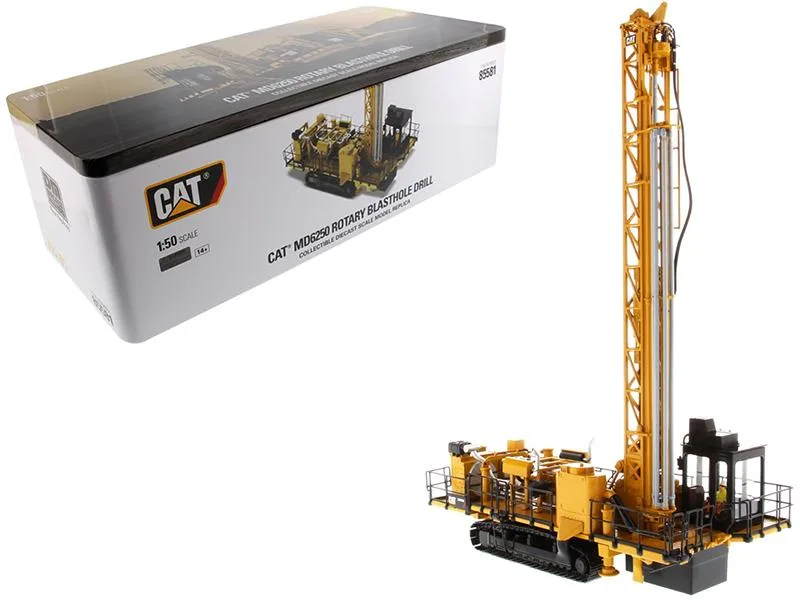 DieCast Masters DieCast Masters CAT MD6250 Rotary Blasthole Drill 1/50 High Line Series hobby collectible — product photo