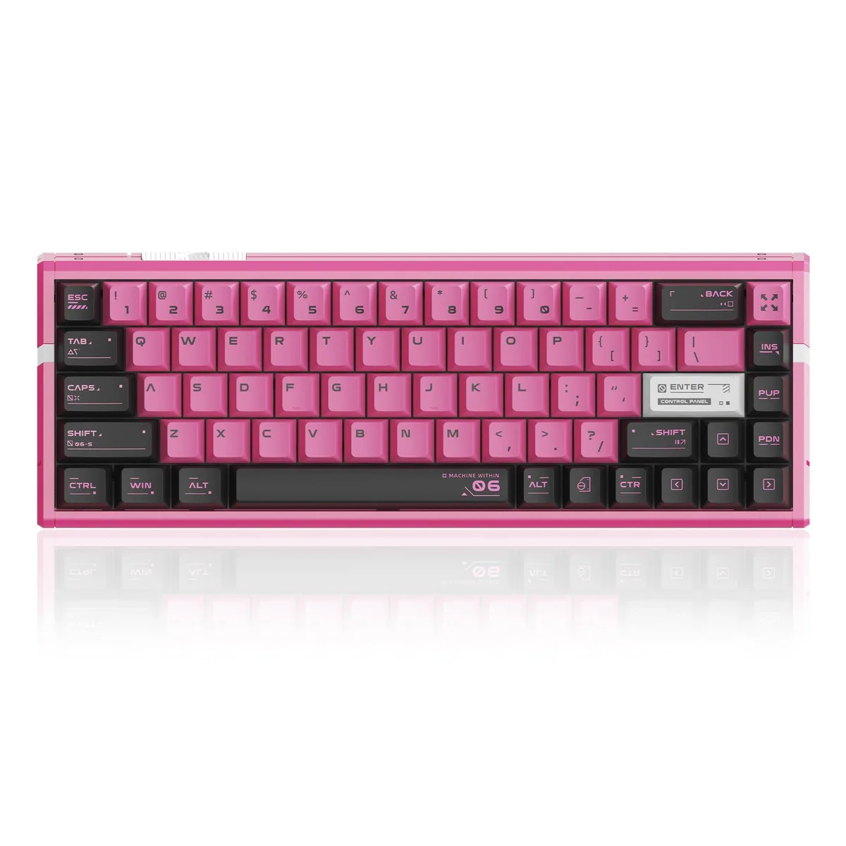 Vszerda Vszerda RS6 Ultra 65% Aluminum Hall Effect Gaming Keyboard 68 Keys 0.001 mm RT 8K Polling Sakura-Jade Magnetic — product photo