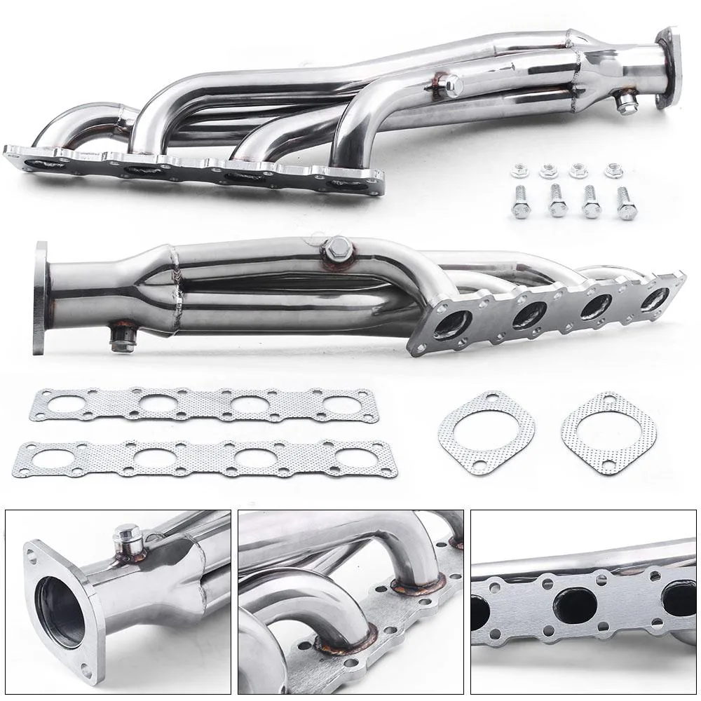 Dyno Racing Dyno Racing Stainless Exhaust Manifold Header for Nissan Titan Armada QX56 2004-2015 5.6L V8 — product photo