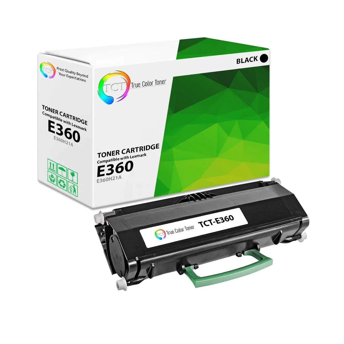 True Color Toner True Color Toner E360H21A Black High Yield Toner Cartridge 9000 pages — product photo