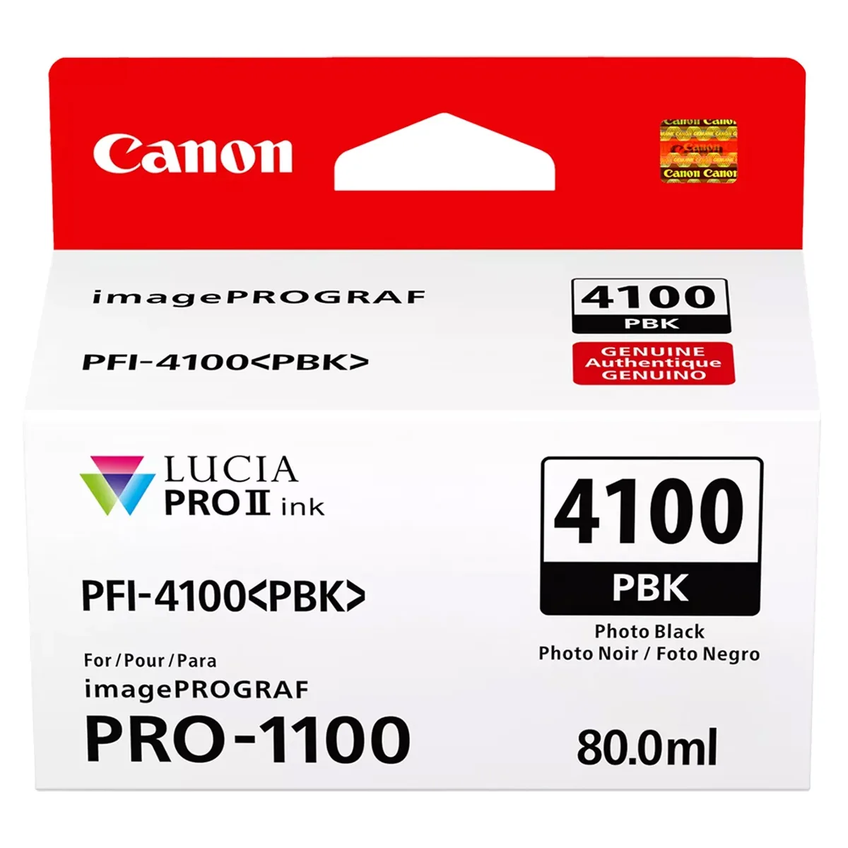 Canon Canon PFI-4100 80ml Photo Black Ink Cartridge 6777C002 — product photo