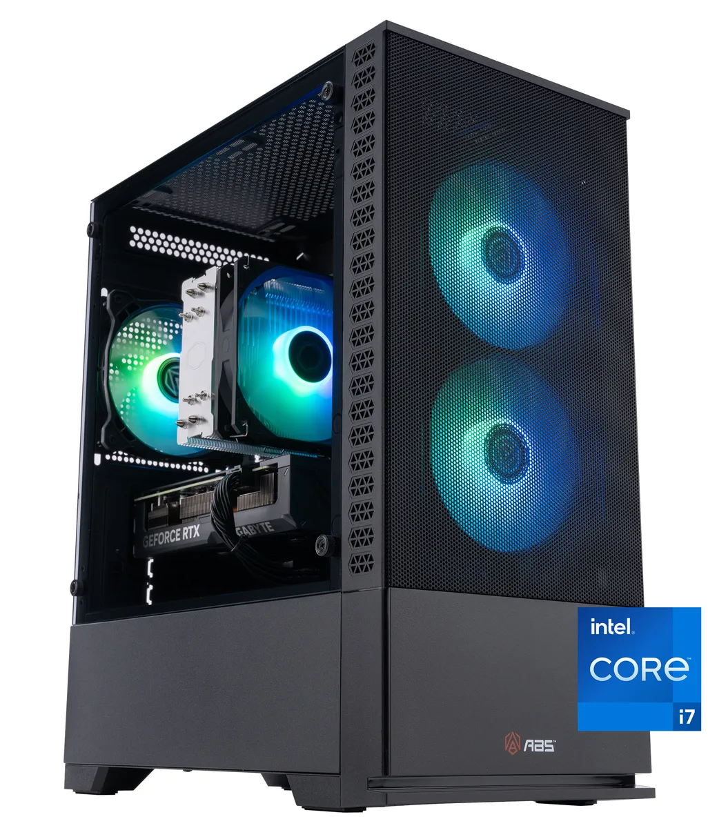 ABS ABS CA14700F4060TI3 gaming PC i7-14700F RTX 4060Ti 8GB 32GB DDR5 1TB NVMe — product photo