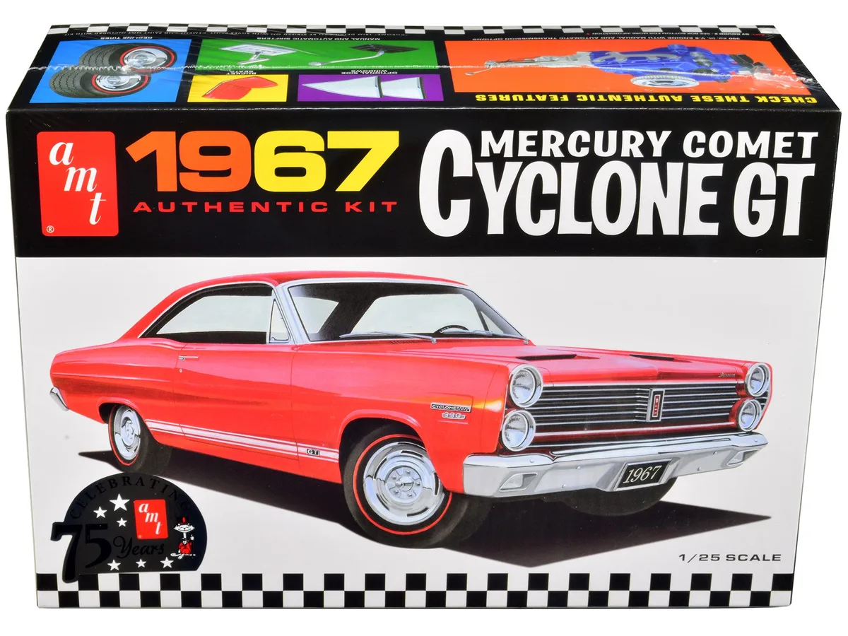 AMT AMT 1967 Mercury Comet Cyclone GT 1/25 Scale Model Kit — product photo