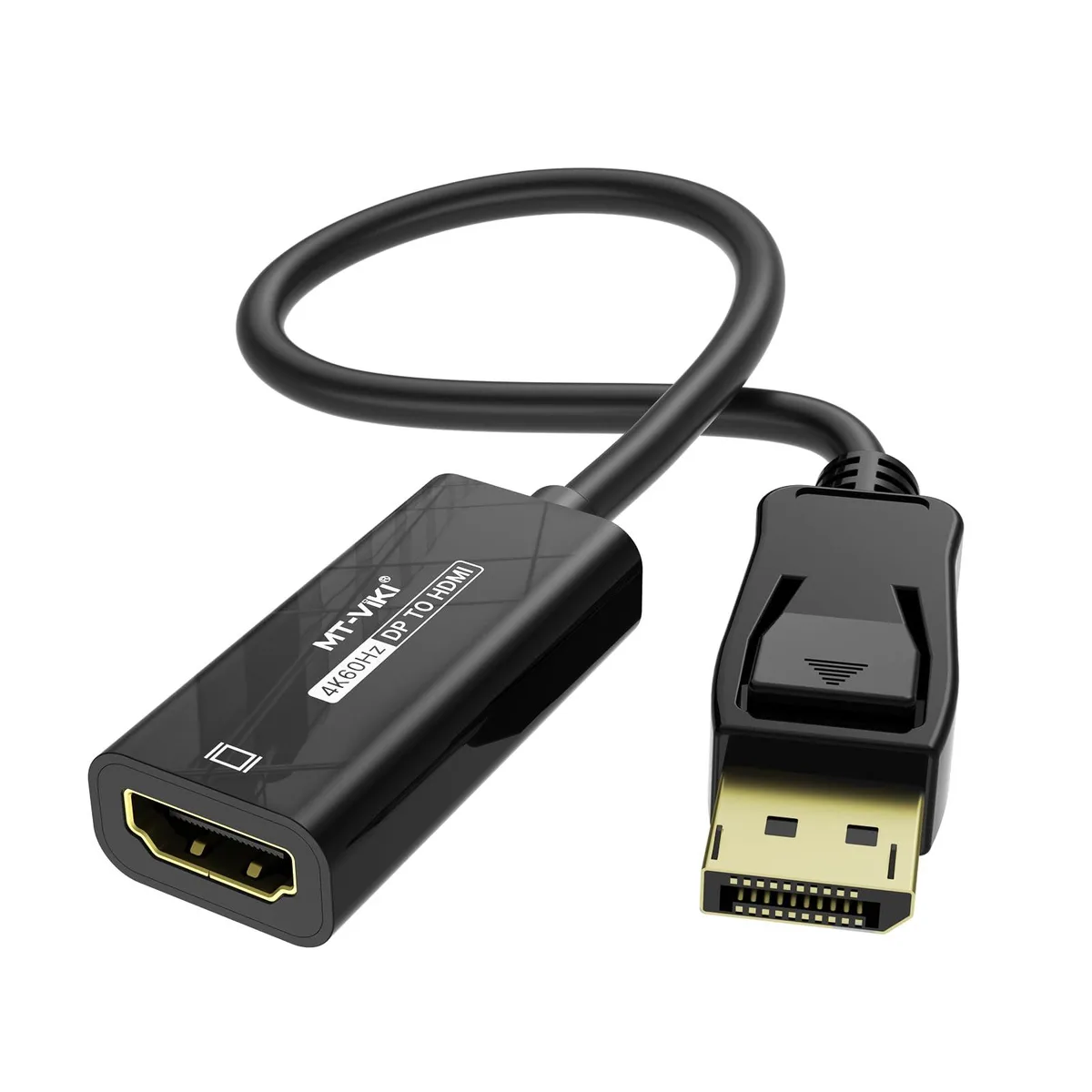 Vszerda Vszerda MT-CPH03 DisplayPort to HDMI adapter 4K@60Hz 2K@120Hz 18Gbps 24K gold 0.85ft — product photo