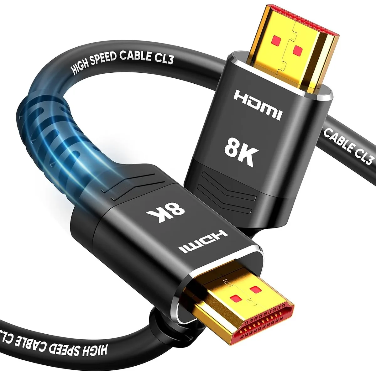 Keyence Keyence 15 ft HDMI 2.1 cable 48 Gbps 8K 60 Hz 4K 120 Hz — product photo