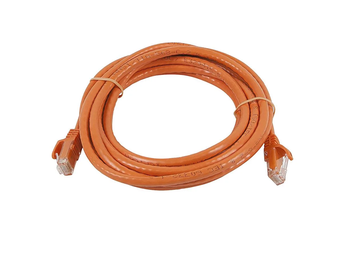 Monoprice Inc. Monoprice Inc. 11385 Cat5e network ethernet cable 7 ft Orange — product photo