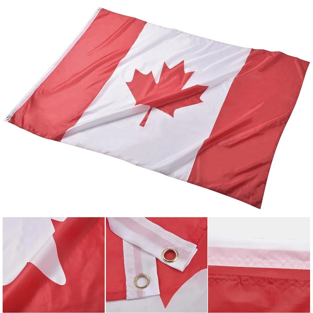 Yescom USA, Inc. Yescom USA, Inc. 4x6 Ft Canada Flag Polyester 72 1/16" x 48 1/16 — product photo