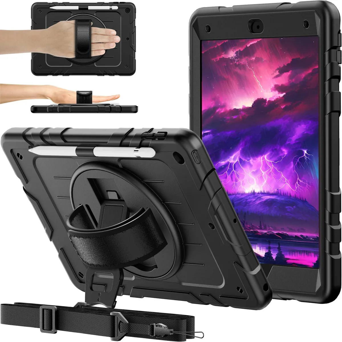 Speck iPad 10.2 inch Shockproof Case Black 9th/8th/7th Gen — product photo