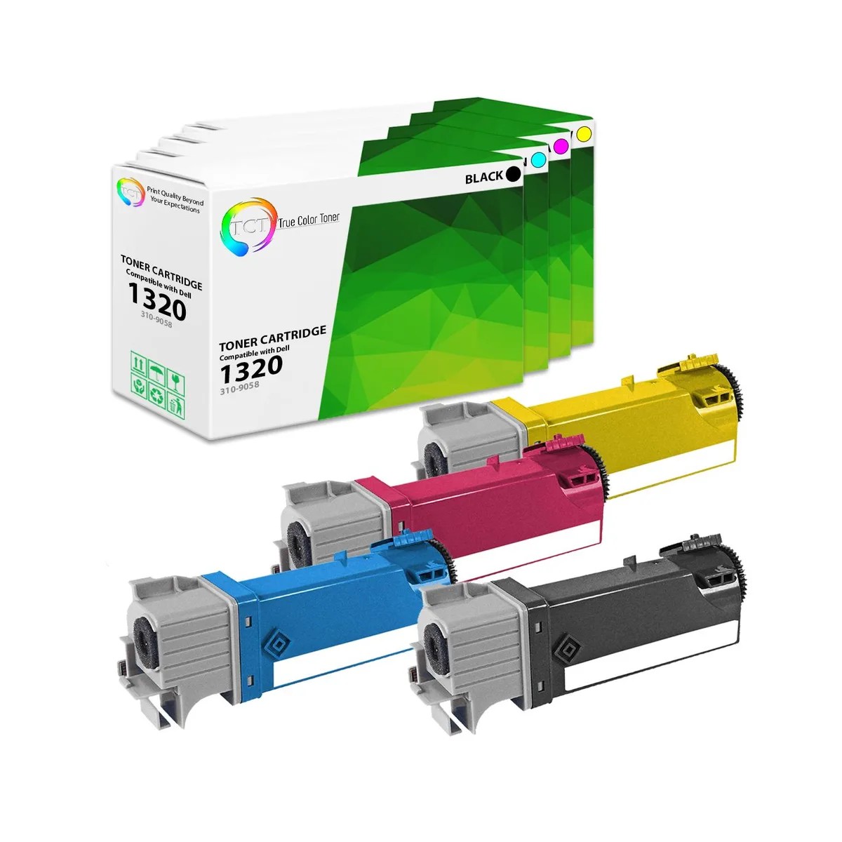 True Color Toner True Color Toner 1320 4-Pack Toner Cartridges 2000 Pages — product photo