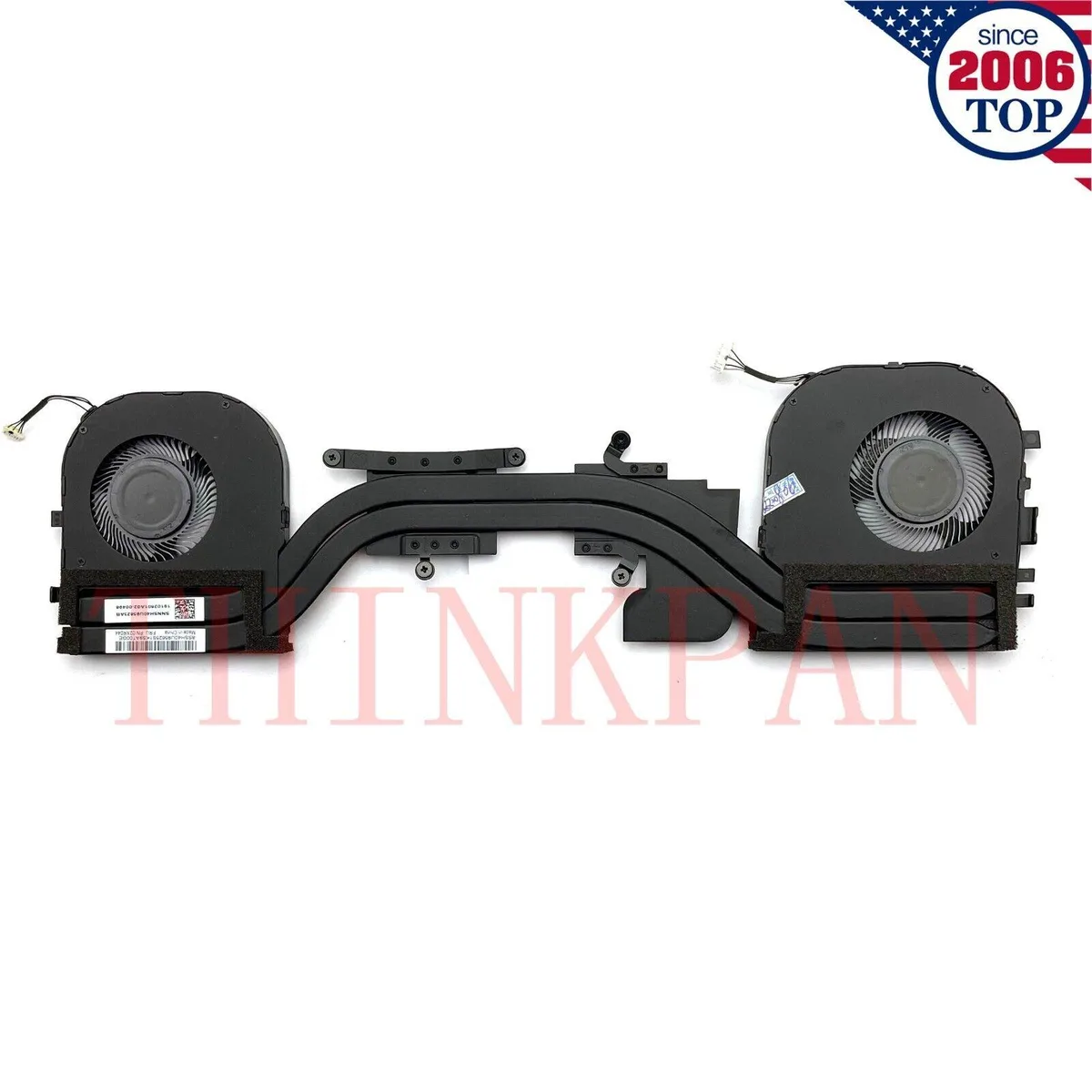tuanyuan tuanyuan CPU &amp; GPU Cooling Fan for ThinkPad X1 Extreme (P1) 2nd Gen 02XR044 — product photo