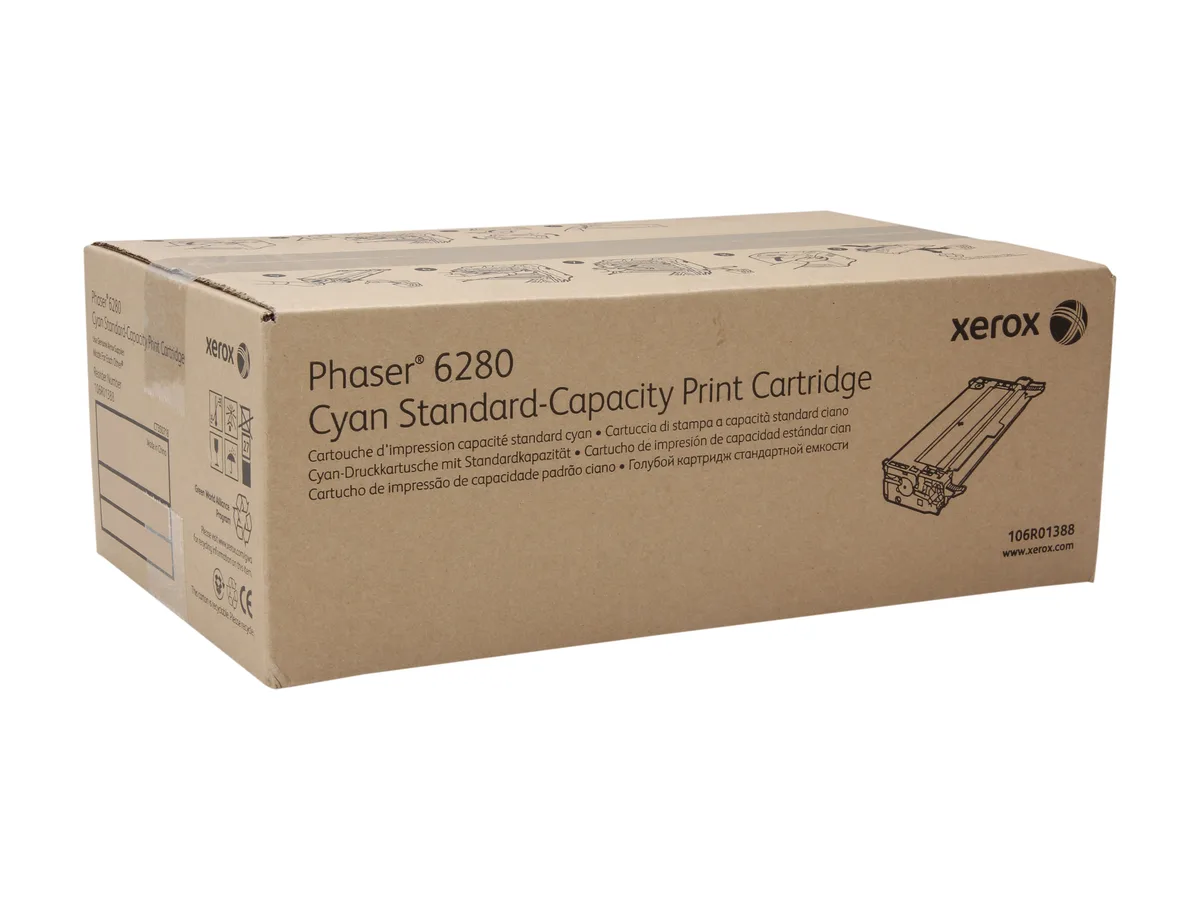 XEROX XEROX 106R01388 Cyan Toner Cartridge 2200 Pages — product photo