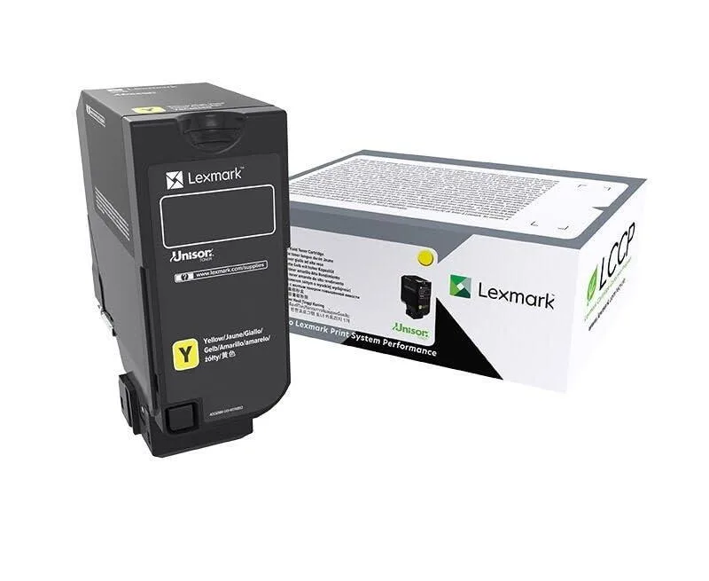 Lexmark Lexmark 71C0X40 Yellow Toner Cartridge 12500 Pages — product photo