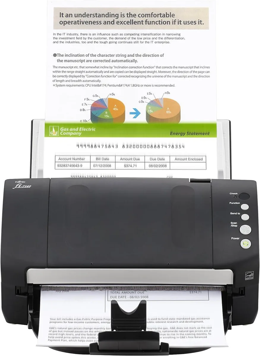Fuji Fuji FI-7140 (PA03670-B101) document scanner — product photo
