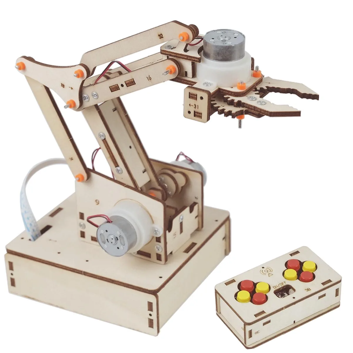  GENERIC A-48 robot arm stem toy 6.8×4.48×4.3 in 180° rotation — product photo