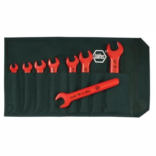 WIHA WIHA 20192 8 Piece Insulated Open End Wrench SAE Set — product photo